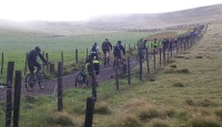 Marcha BTT durante la La Transvolcanica